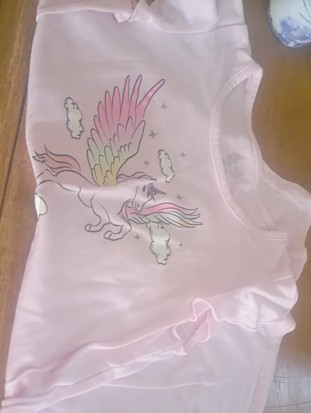 Girls' Pink Unicorn Wing Pjs